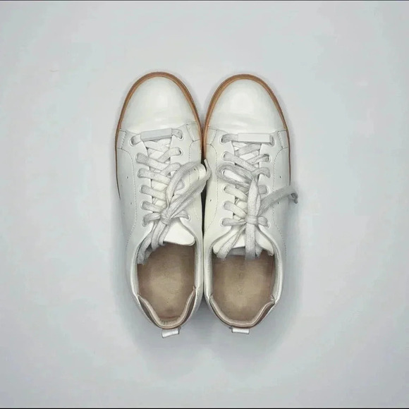 Aldo White Leather Sneaker - Picture 2 of 8